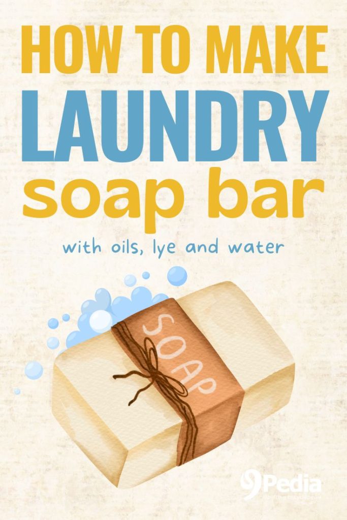 How To Make Laundry Soap Bar - Easy Laundry Soap Bar Recipe - 9Pedia.com