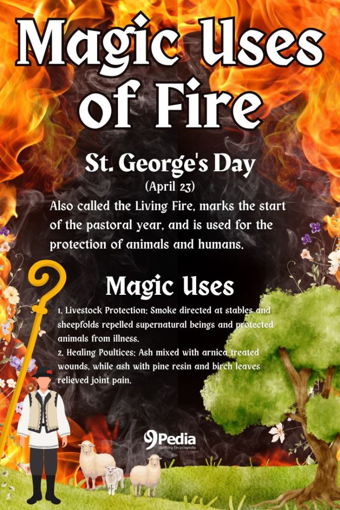 7 Magic Uses of Fire in Romanian Folk Traditions - Saint George Fire - 9Pedia.com