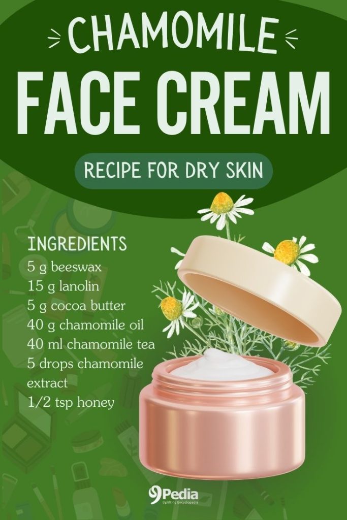 Natural Chamomile Face Cream Recipe for Sensitive and Dry Skin - 9Pedia.com