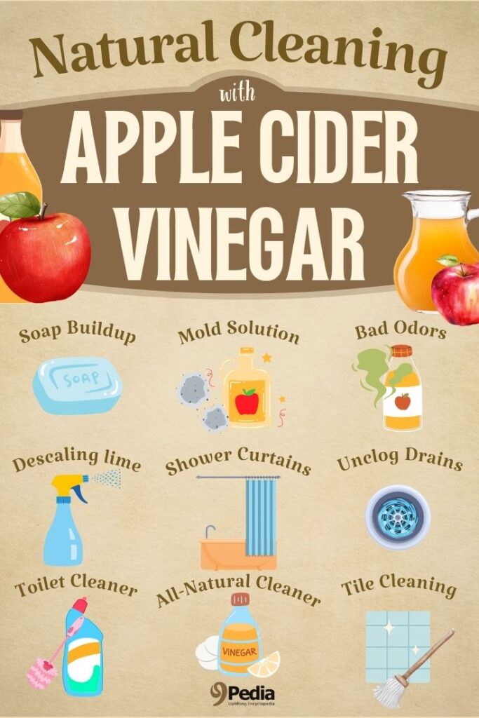 9 Genius Apple Cider Vinegar Cleaning Uses You Need to Try - 9Pedia.com